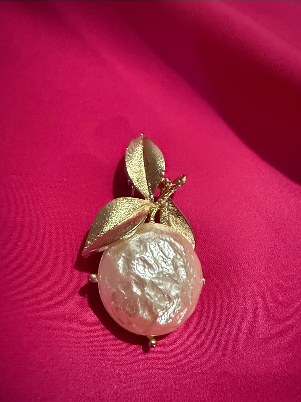 Sarah Coventry Faux Pearl Brooch